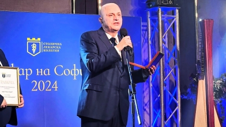 НЕВРОЛОГЪТ ОТ „АЛЕКСАНДРОВСКА“ ПРОФ. ИВАЙЛО ТЪРНЕВ Е УДОСТОЕН С НАГРАДА „ЛЕКАР НА СОФИЯ“ 2024 ОТ СТОЛИЧНА КОЛЕГИЯ НА БЛС